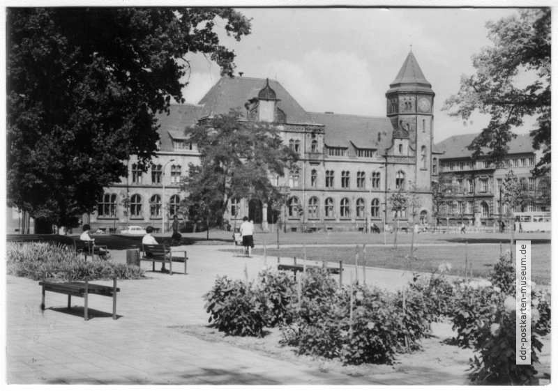 Stadtpark und Postamt - 1970