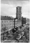 Blick auf Wilhelm-Pieck-Straße mit Museumsturm - 1967