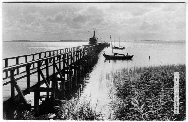Blick auf die Seebrücke - 1965
