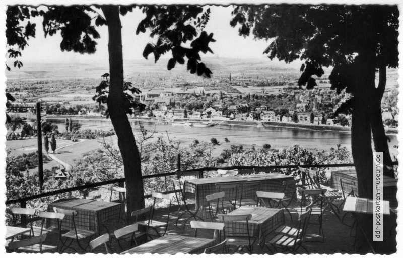 Blick vom Berggasthaus Staffelstein - 1970