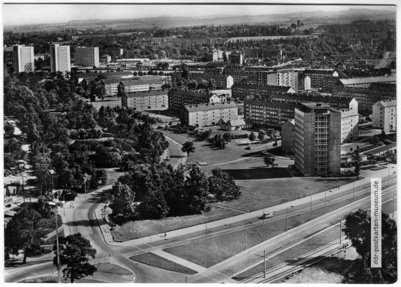 Blick auf den Georgplatz - 1972
