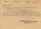 Drucksache mit Hinweis zur Rückführung von Leergut an die Sprituosenfabrik VEB "Vorwärts" in Neubrandenburg - 1956
