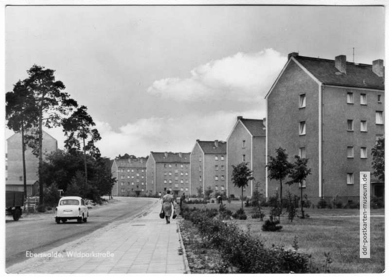 Neubauten an der Wildparkstraße - 1967