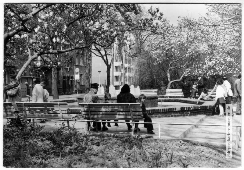 Springbrunnen am Dr-Külz-Ring - 1980