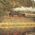 Museumslokomotive 38 1182 im Elstertal bei Neumühle - 1986