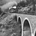 Harzquerbahn auf Viadukt im Ilfelder Tal - 1961 / 1963