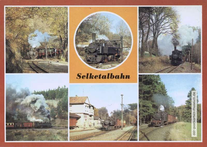Selketalbahn im Harz - 1983