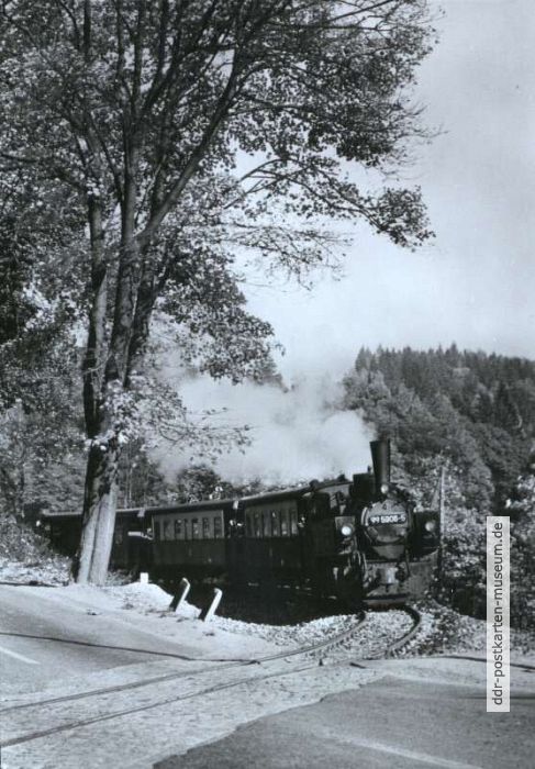 Selketalbahn bei Gernrode - 1981
