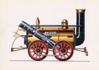 Lokomotive "America" von Stephenson, gebaut 1828