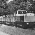 Pioniereisenbahn mit Diesellok an der Küchwaldwiese - 1972