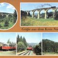 Grüße aus dem Kreis Neuhaus mit Viadukten in Ernstthal, Lichte und im Steinachgrund - 1984