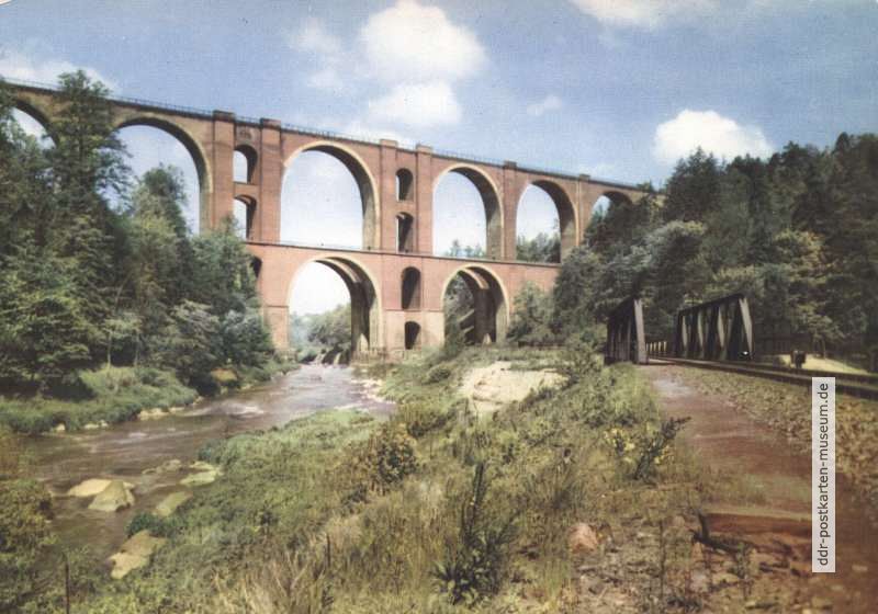 Viadukt im Elstertal - 1979