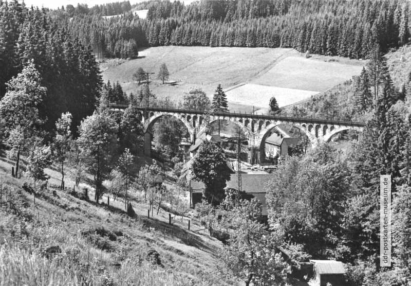 Viadukt an der Bärenmühle bei Wurzbach - 1978