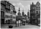 Sangerhausener Straße, Blick zur St. Andreas-Kirche und Stadtturm - 1962