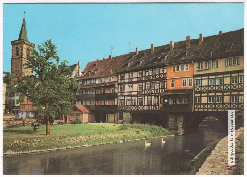 An der Gera, Krämerbrücke - 1977