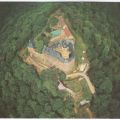 Luftbild von Burg Falkenstein - 1990