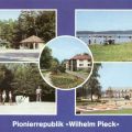 Pionierrepublik "Wilhelm Pieck" - Eingang, Werbellinsee und Gedenkstätte - 1984