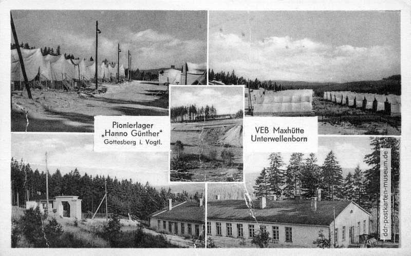 Pionierlager "Hanno Günther" des VEB Maxhütte Unterwellenborn in Gottesberg (Vogtland) - 1959