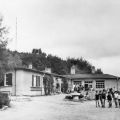 Hauptgebäude und Speisesaal im Pionierlager "Wilhelm Florin" in Prebelow - 1974