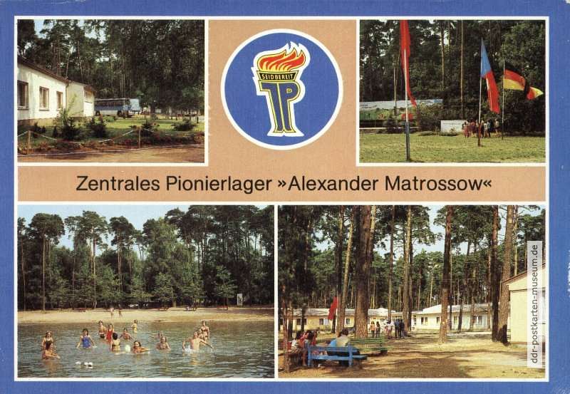 Zentrales Pionierlager "Alexander Matrossow" in Spreeau am Störitzsee - 1984