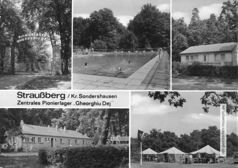 Zentrales Pionierlager "Gheorghiu Dej" in Straußberg (Kreis Sondershausen) - 1982