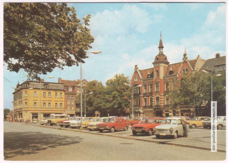 Marktplatz mit Rathaus - 1981