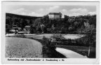 Sachsenburg mit "Fischerschänke" bei Frankenberg - 1957