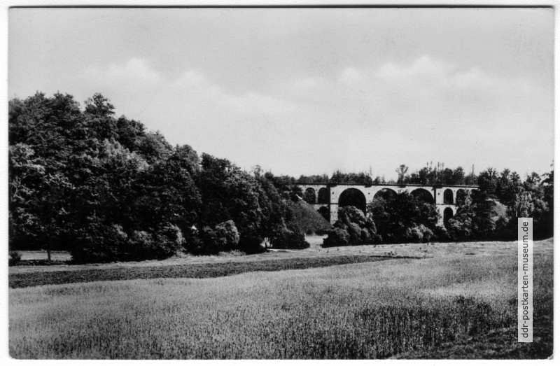 Eisenbahnbrücke über das Lützeltal - 1964