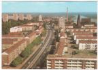 Blick vom Hochhaus über die Karl-Marx-Straße - 1981