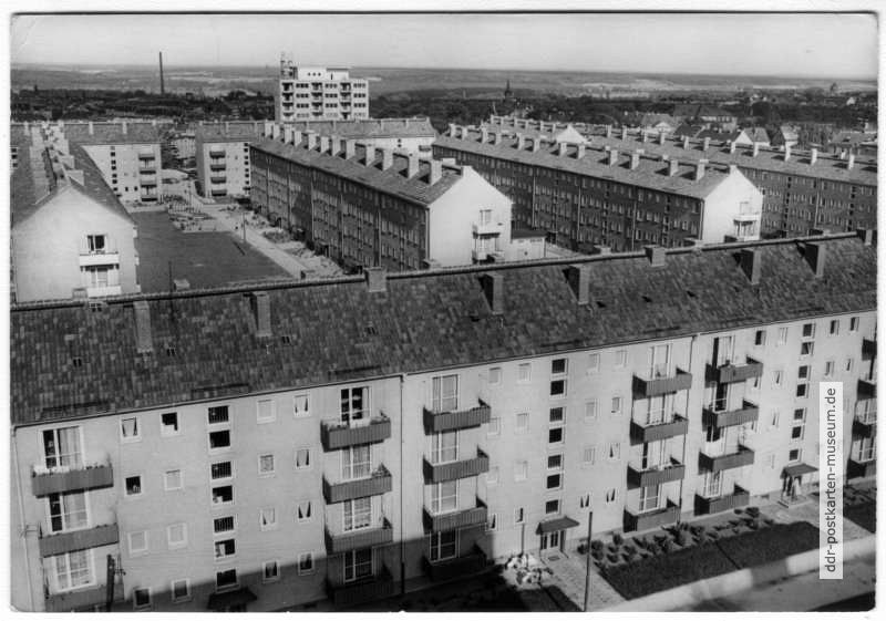 Blick auf das Neubauviertel am Winzerring - 1964 