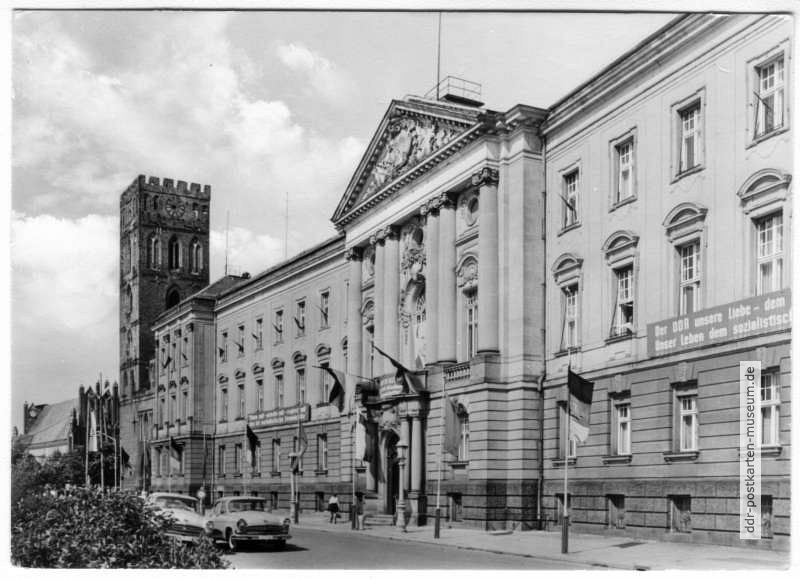 Gebäude des Rat des Bezirkes, Marienkirche - 1970