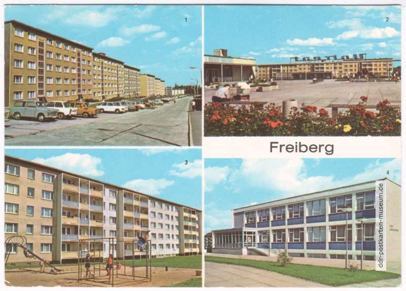 Neubauten, Versorgungszentrum, Spielplatz, Kinderambulanz - 1980