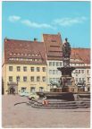 Obermarkt mit Brunnendenkmal (Otto der Reiche), Ratskeller - 1977
