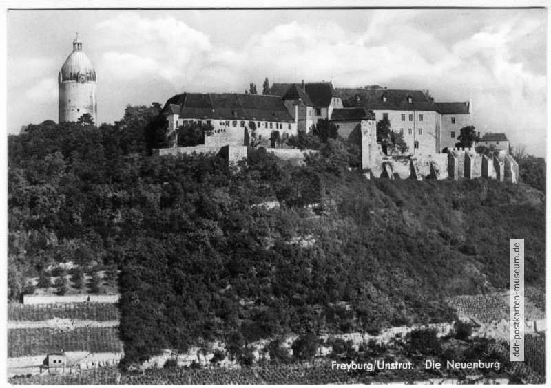 Blick zur Neuenburg mit Bergfried - 1979