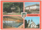 Grassnik-Brunnen, Mühlenstraße, Schwimmhalle, Rathaus mit Dom - 19909