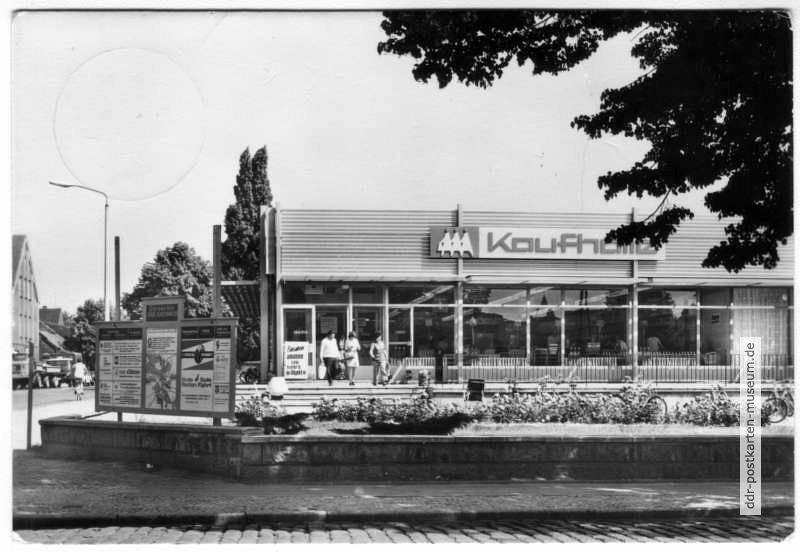 HO-Kaufhalle an der Ernst-Thälmann-Straße - 1978