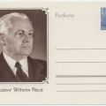 Ganzsache P 67 von 1956 - 10 Pfennig Dauerserie, Motiv: Präsident Wilhelm Pieck