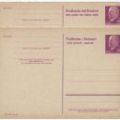 Ganzsache P 74 Frage- und Antwortkarte von 1966 - 15 Pfenig Walter Ulbricht