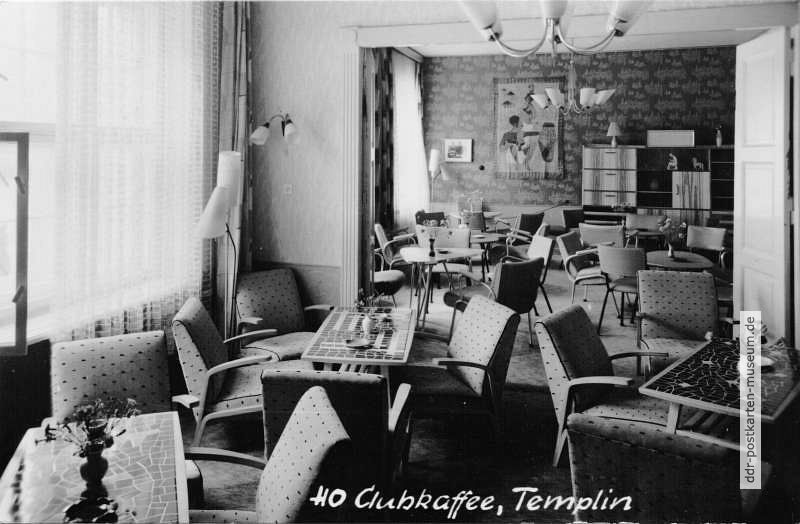 Templin, HO-Clubkaffee - 1965