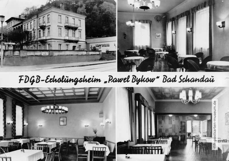 Bad Schandau, FDGB-Erholungsheim "Pawel Bykow" - 1969