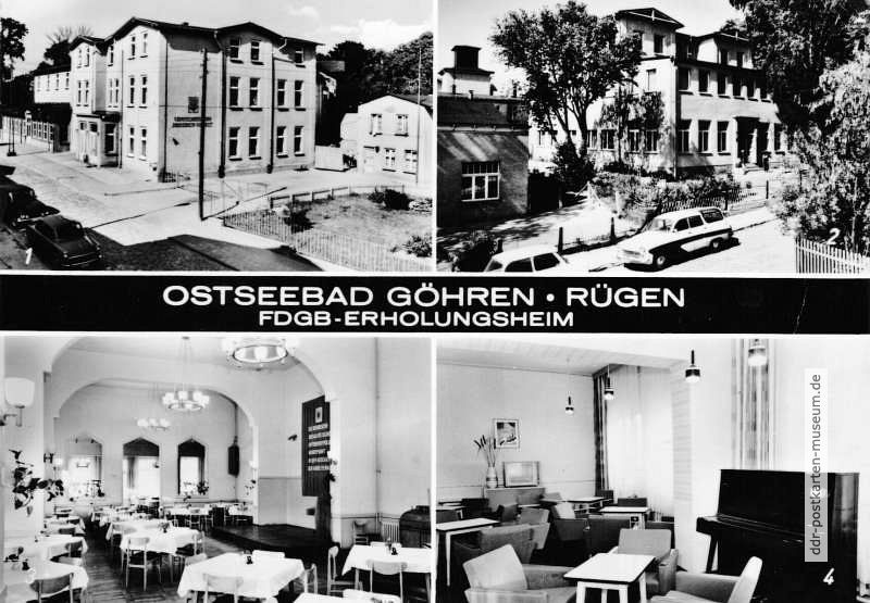 Göhren, FDGB-Erholungsheim "Friedrich Engels" (Haus Köthe) - 1971