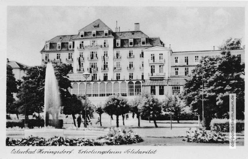 Heringsdorf, FDGB-Erholungsheim "Solidarität" - 1953