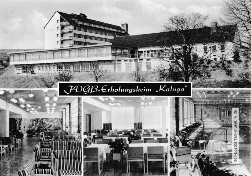 Schnett (Thüringen), FDGB-Erholungsheim "Kaluga" - 1981