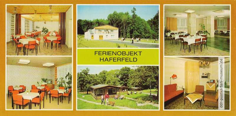 Gernrode (Kreis Quedlinburg), Ferienobjekt "Haferfeld" des Forstwirtschaftsbetriebes Ballenstedt - 1987