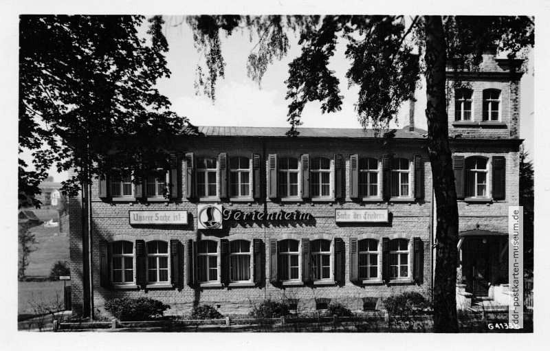 Mühlhausen (Vogtland), Zentrag-Ferienheim Sachsendruck - 1954