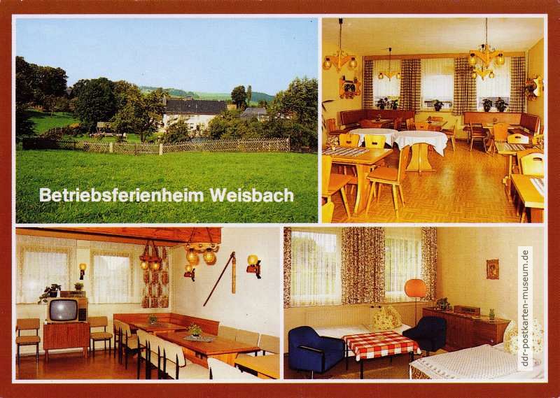 Weisbach (Thüringen), Betriebsferienheim des VEB Versorgung und Betreuung Jena - 19