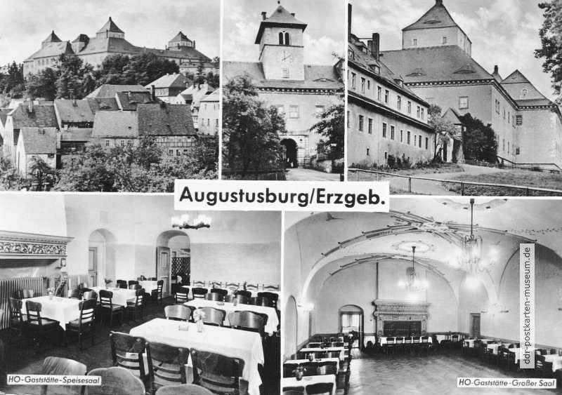 Augustusburg (Erzgebirge), HO-Gaststätte Augustusburg - 1960