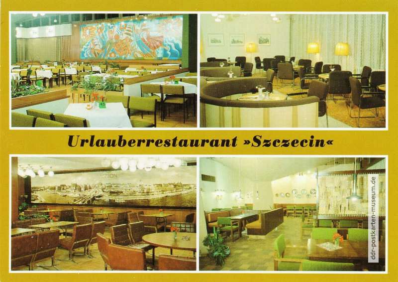 Binz, FDGB-Urlauberrestaurant "Szczecin" mit Cafe und Bierstube - 19