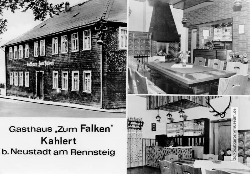 Kahlert (Kreis Neuhaus am Rennweg), Gasthaus "Zum Falken" - 1981