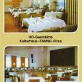 HO-Gaststätte im Kulturhaus "Tanne" in Pirna - 1987